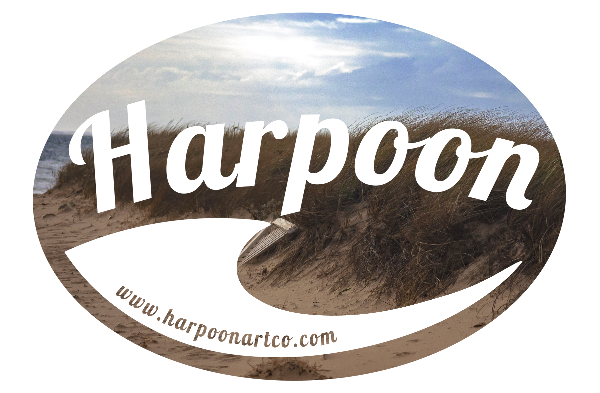 Harpoon Art Sticker