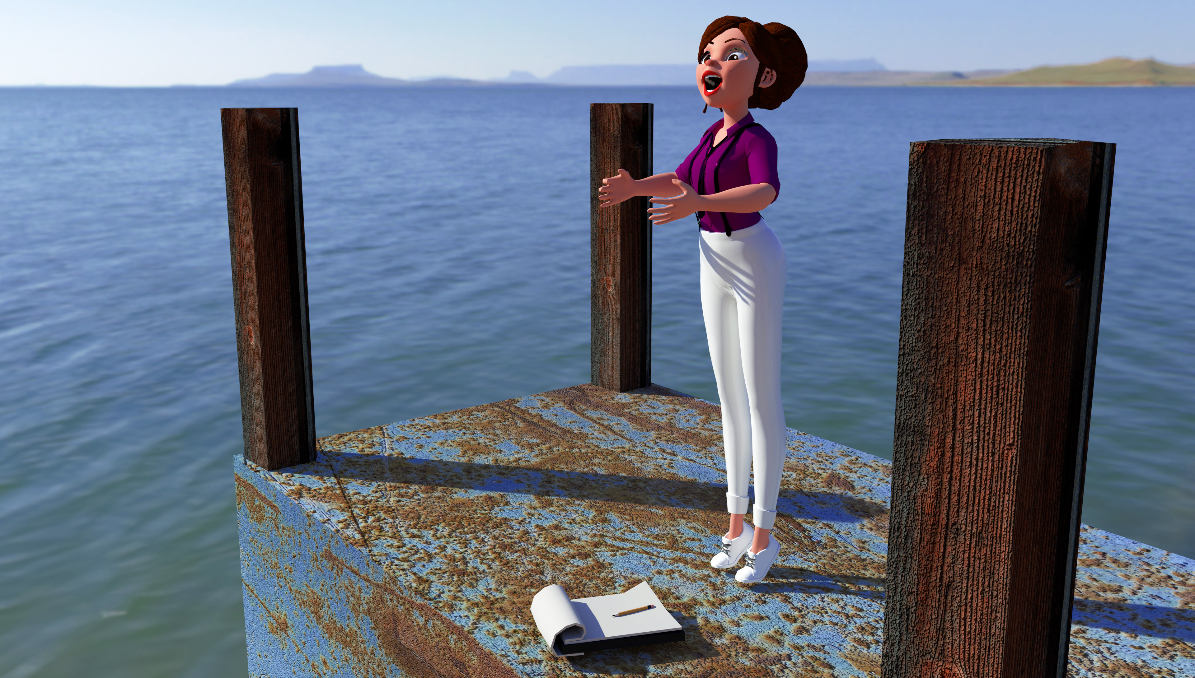 3D Model Character Render