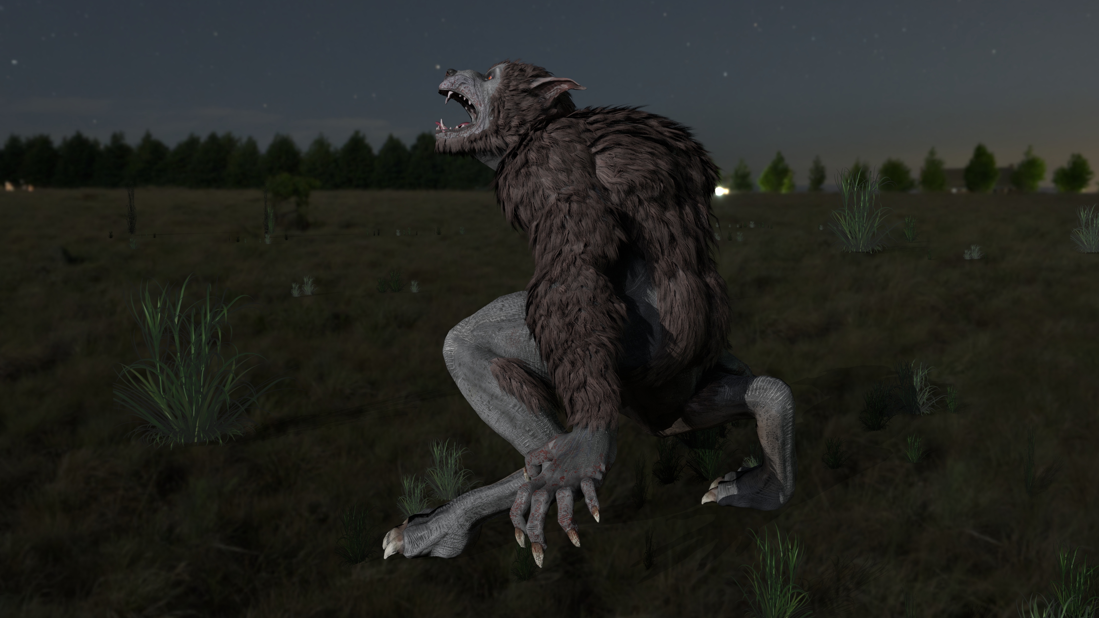 Werewolf 3D Model