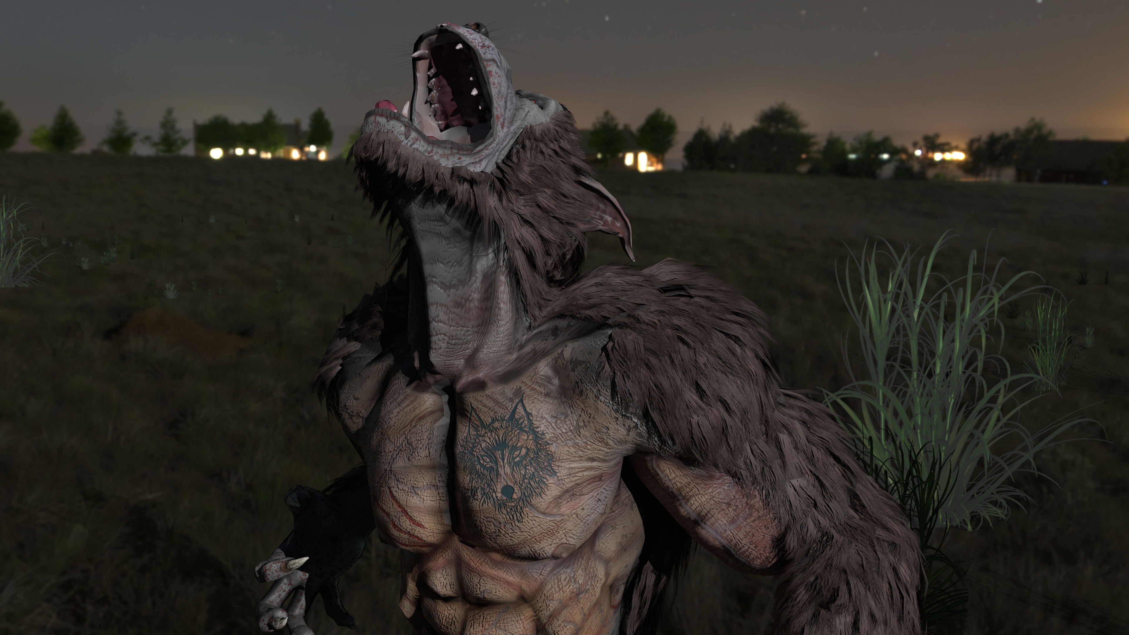Werewolf 3D Model