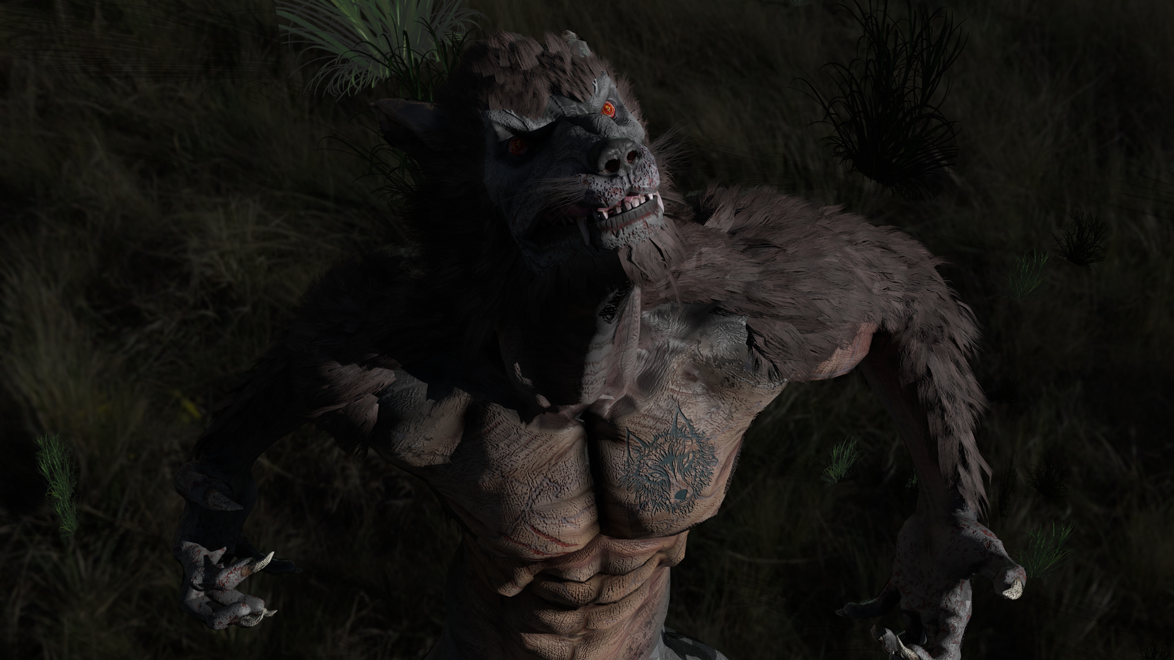 Werewolf 3D Model