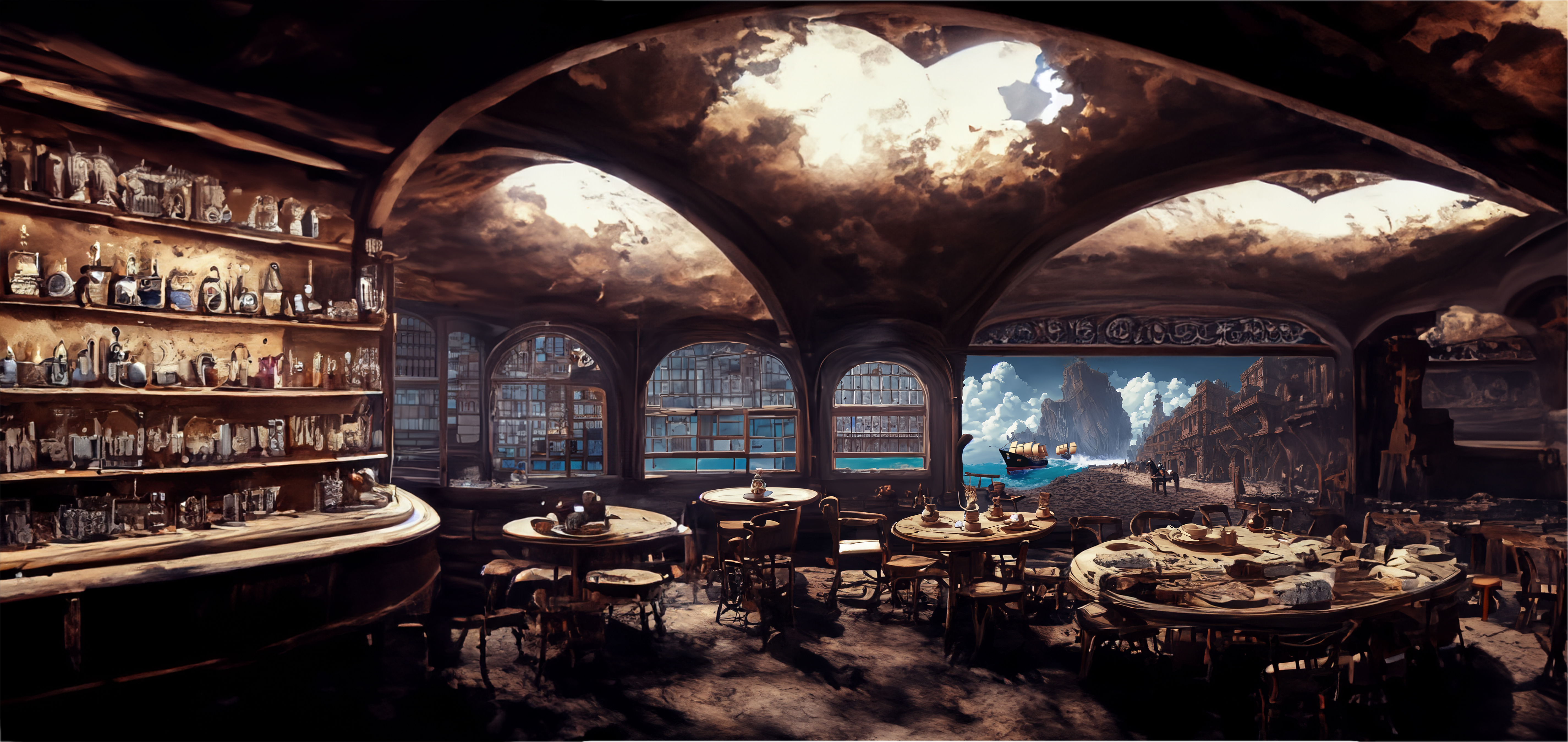 Old Timey Saloon Concept Art